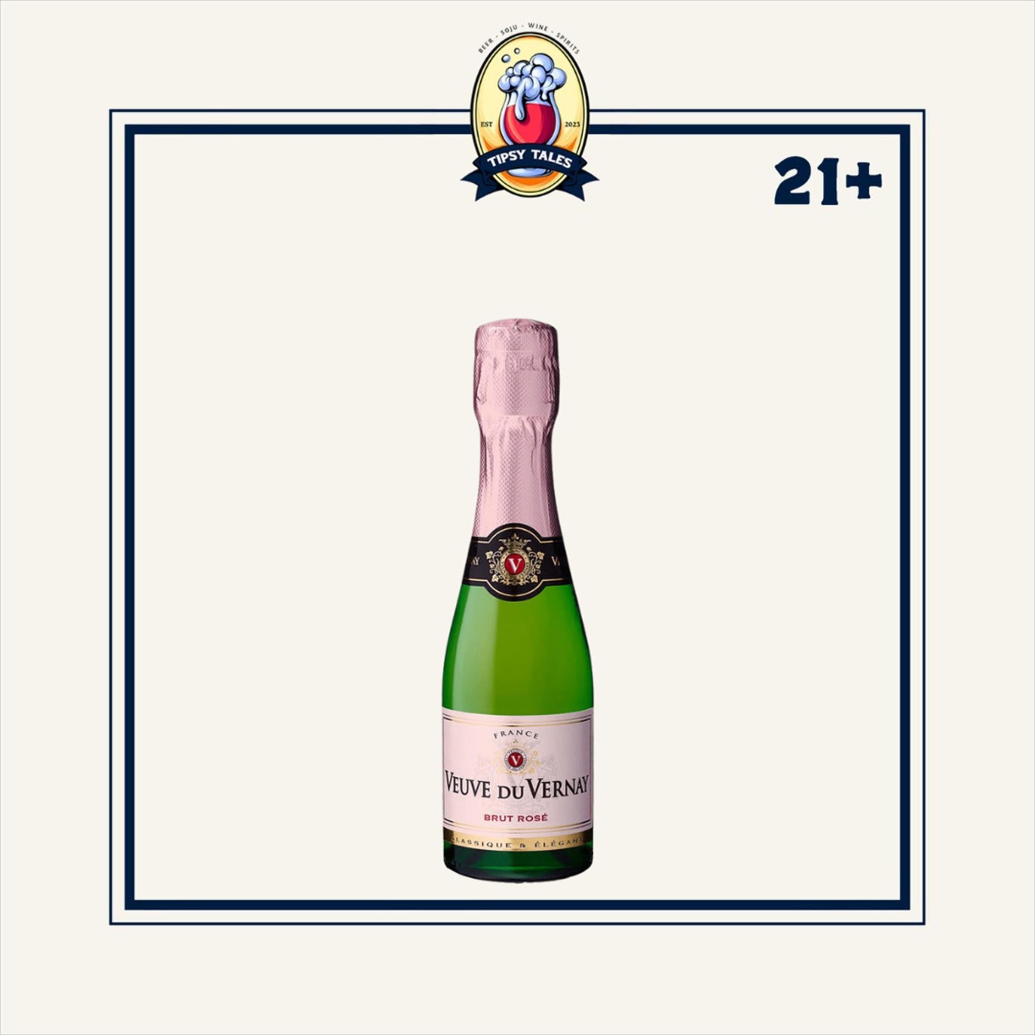Veuve Du Vernay Brut Rose  200mL 1