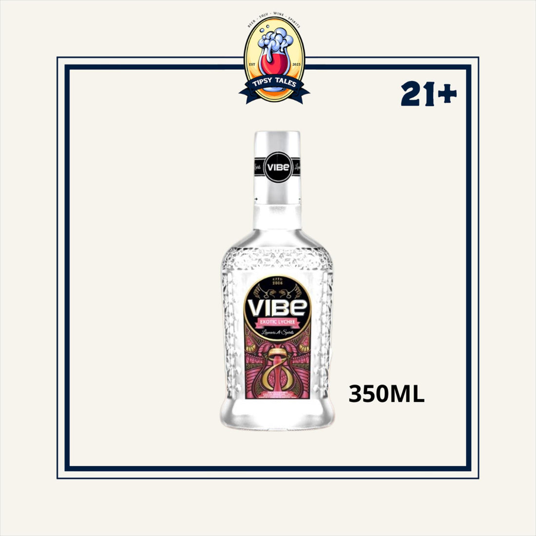 Vibe Premium Exotic Lychee 350ml 1