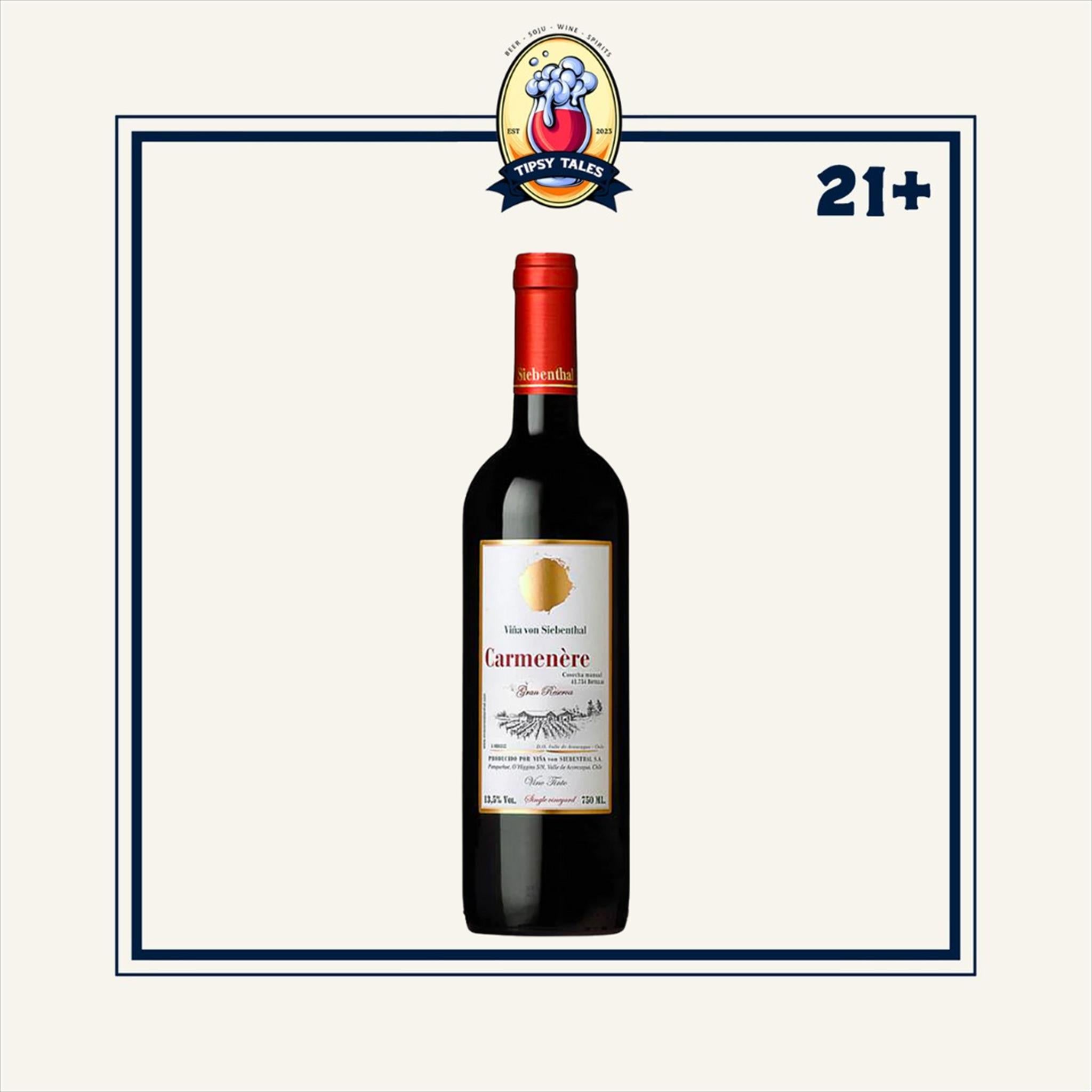 Vina Von Siebenthal Carmenere  750 ml 1
