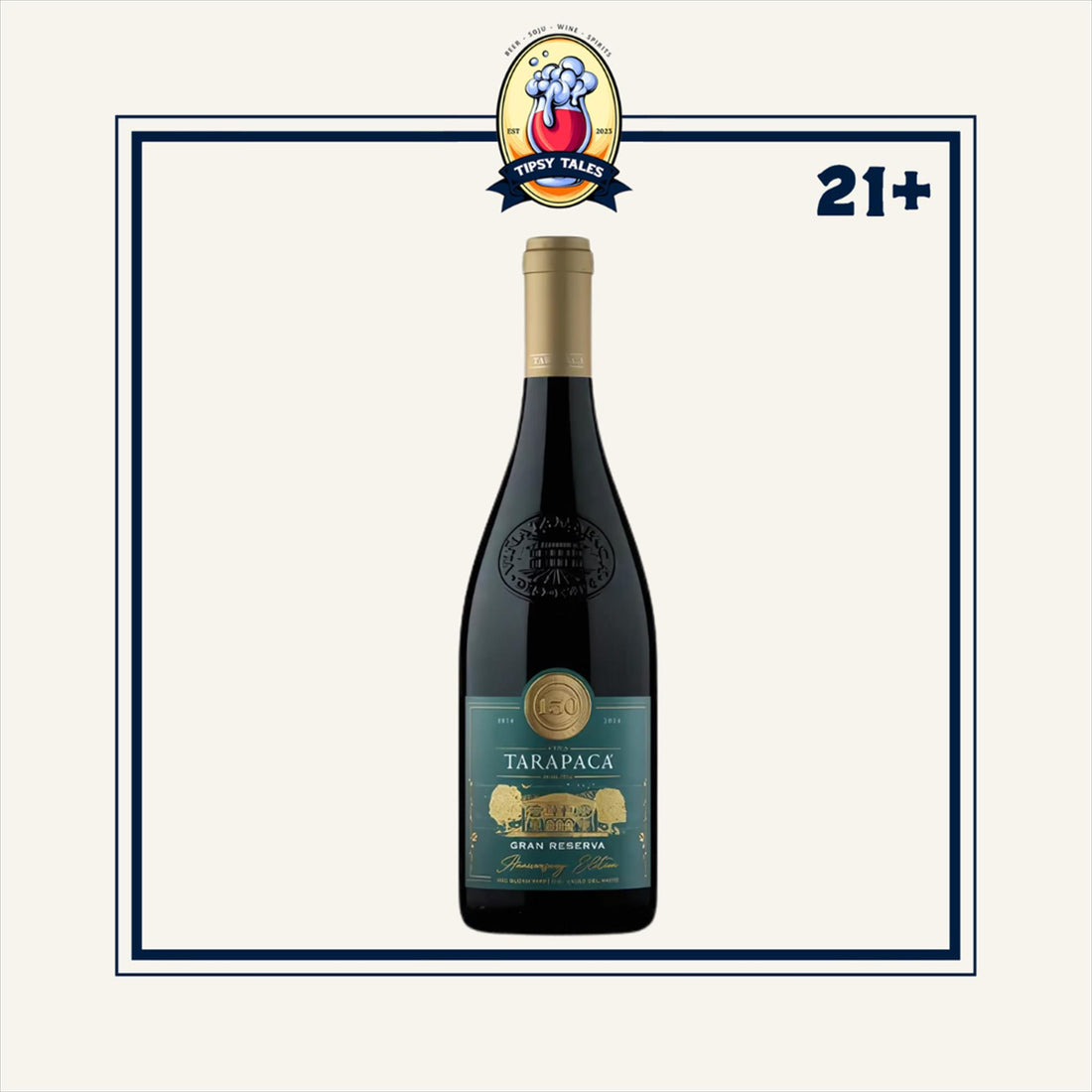 Vinho Tarapaca Gran Reserva Aniversario 150 Anos Tinto 750ml 1
