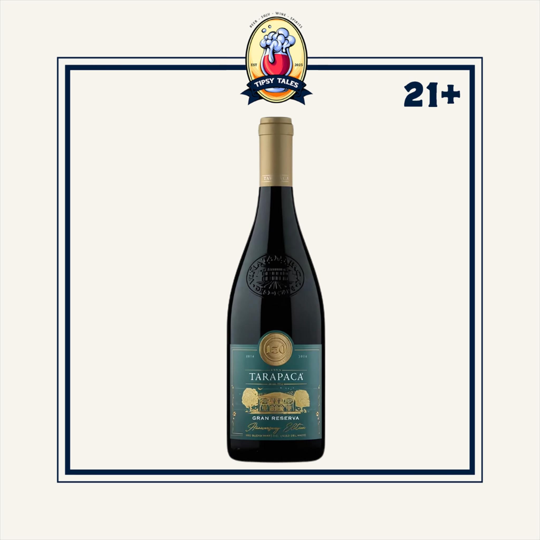 Vinho Tarapaca Gran Reserva Aniversario 150 Anos Tinto 750ml 1