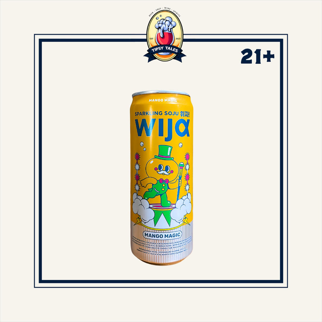 Wija Sparkling Soju Mango Magic 320ml 1