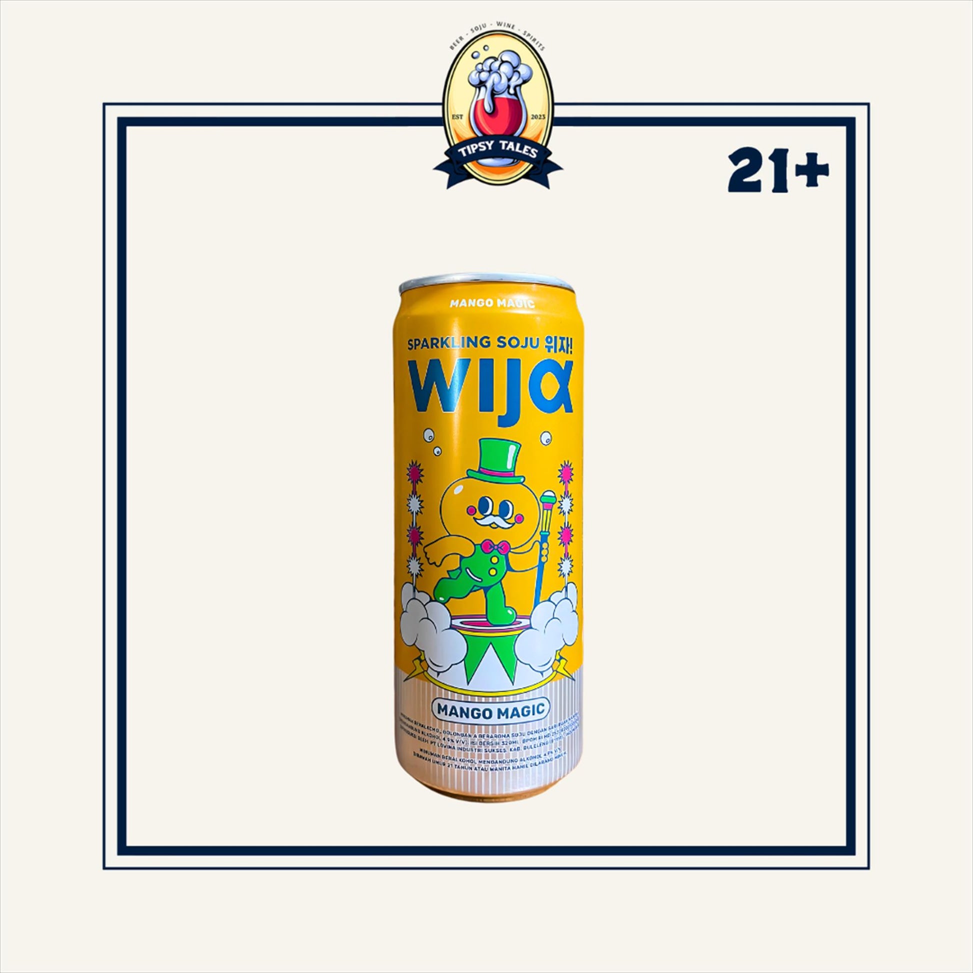 Wija Sparkling Soju Mango Magic 320ml 1