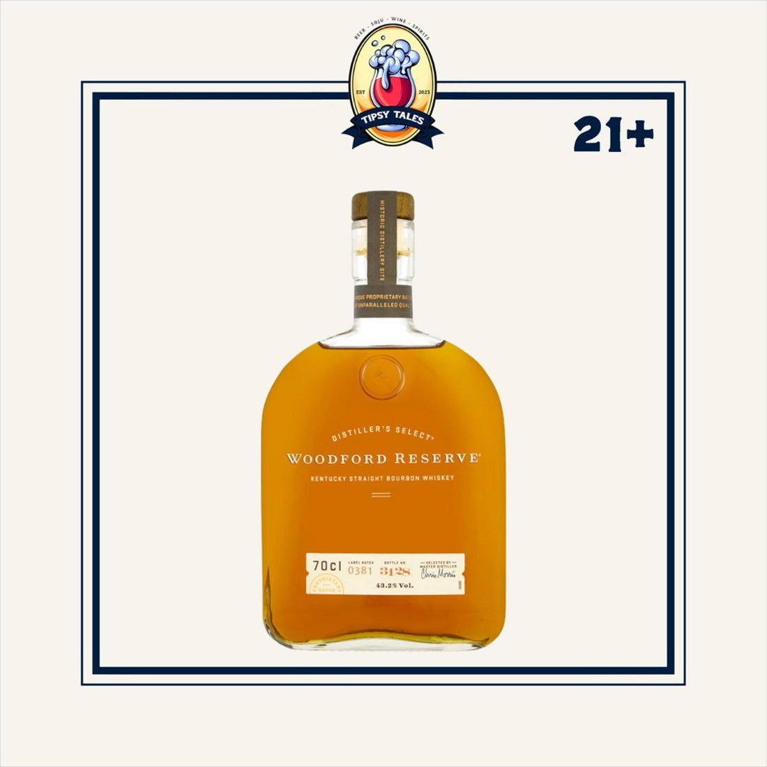 Woodford Reserve KentuckyStraight Bourbon Whiskey 700ml 1